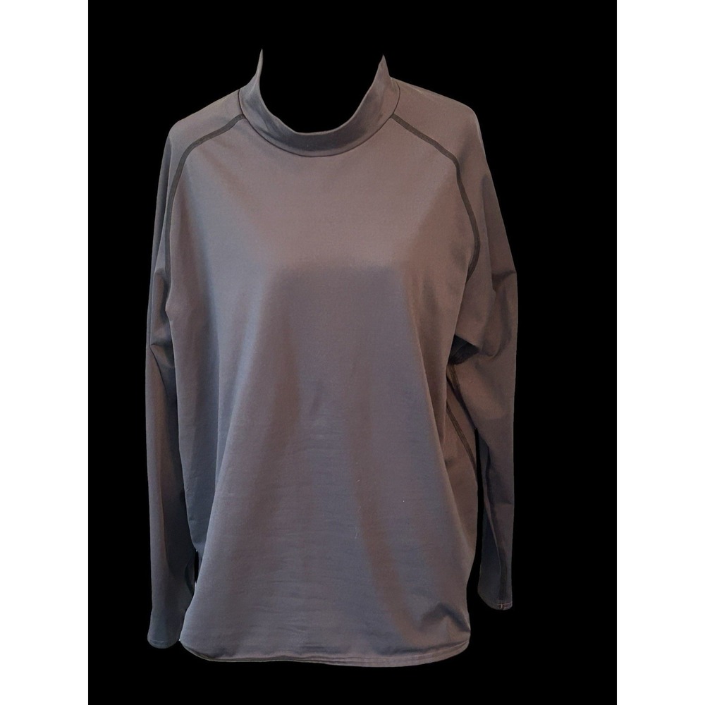 Reebok Shirt Womens Workout Gray Long Sleeve Training 2XL
